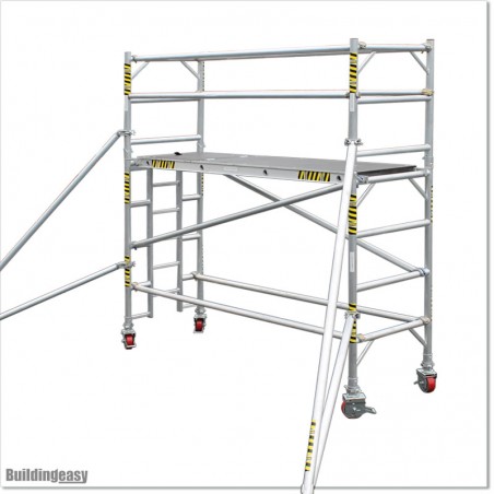 Industrial Scaffolds for Narrow Spaces and Platform Height of 1.8M.