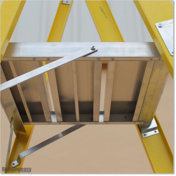 Fiberglass Platform Ladder 3.4M With Large Platform in Auckland.