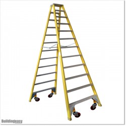 Trestle Ladder with Wheels...