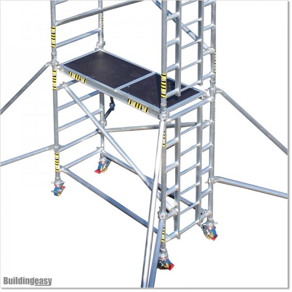 5M Scaffolding with Inbuilt Ladder and 2 Working Platforms in Auckland