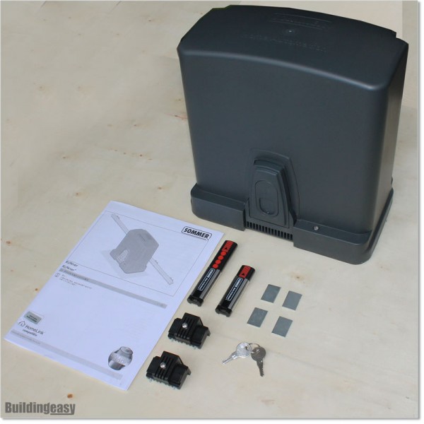 Sommer Runner Plus Gate Opener made in Germany. Suitable for gates up to 800 Kg and 12M long.