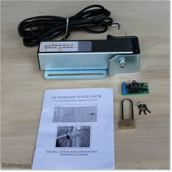 Gate Electric Lock Works With Both 12V And 24V Dc Power Supply.