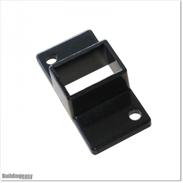 Balcony Handrail Small Brackets With The Screws Powder Coated In Black ...