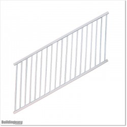 Stairway Fence - White