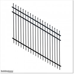 Sloping Steel Fence 1.8M...