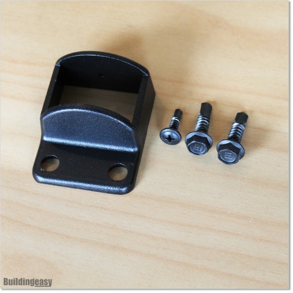 Aluminium Fence Mounting Bracket fits most of our aluminum fences.