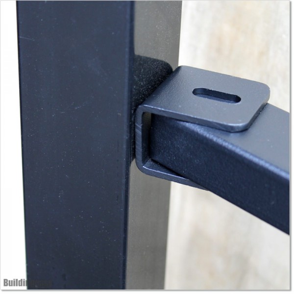 Aluminium Angle Fence Mounting Bracket fits most of our aluminum fences