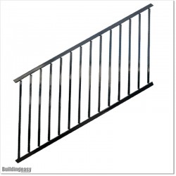 Stairway Fence - Black