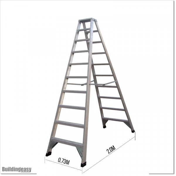 Aluminium Trestle Ladder 2.9M With 2 Years Warranty in Auckalnd.