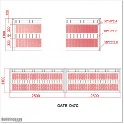 Flat Top Double Gate 5.0M (D47C)