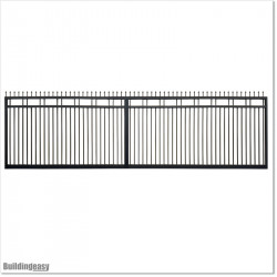 Spear Top Sliding Gate 7.4M...