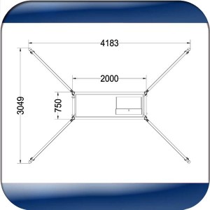 Fibreglass Scaffolding 4.65M (ISF46)