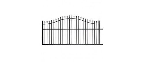 Curved Top Sliding Gate