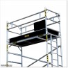 6M Narrow Scaffolding with Inbuilt Ladder Frame and 2 Working Planks.