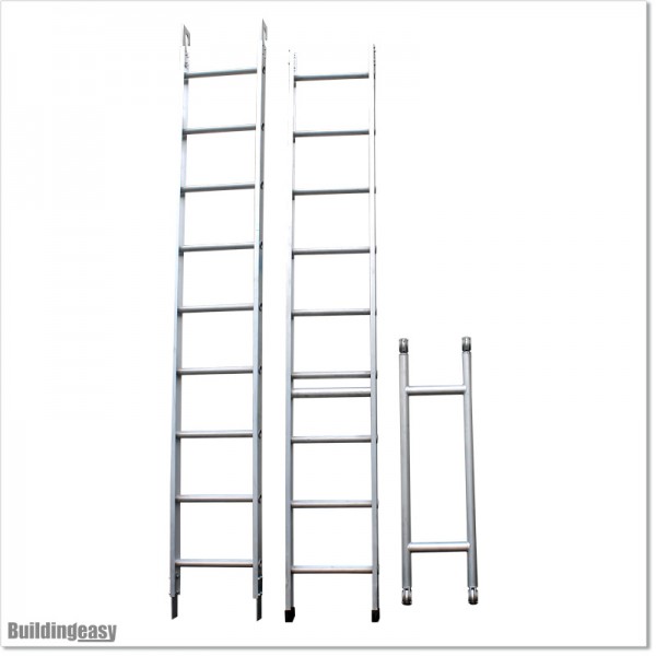 6M Scaffolding ladder Made Out Of Aluminium.