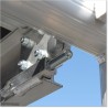 3.4M High mobile Narrow Aluminium scaffolding for industrial use.