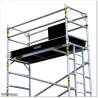 6M Narrow Scaffolding with Inbuilt Ladder Frame and 2 Working Planks.