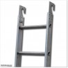 3.6M Long Aluminium Scaffolding Ladder With Supporting Bar.