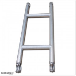 3.6M Long Aluminium Scaffolding Ladder With Supporting Bar.
