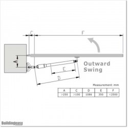 Heavy Duty Long Single Gate Opener For 3M Long Gates Works With 24V Power.