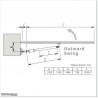 Heavy Duty Long Single Gate Opener For 3M Long Gates Works With 24V Power.