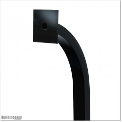 Goose neck aluminium post to mount Intercoms.