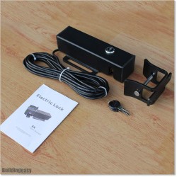 This Gate Lock works 24VDC power supply. Comes with Manual Release Key.