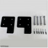 GLE3 Electric Lock Mounting Plate can be used with most of Aluminium or Timber Gates.