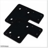 GLE3 Electric Lock Mounting Plate can be used with most of Aluminium or Timber Gates.