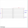 Aluminium Iron Sand Colour Louver Gate 4M wide and  1.75M Height.