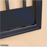 Covered Black Arch top Double Swing Gates 3M Wide in Auckland.