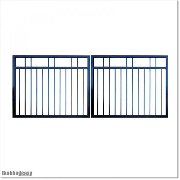 Black 3.6M wide Aluminium Double swing Gate With the Best Quality.