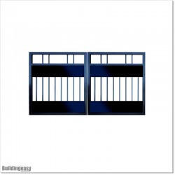2.7M Wide Aluminium Double Swing Gate with more Privacy in Auckland.