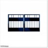 2.7M Wide Aluminium Double Swing Gate with more Privacy in Auckland.