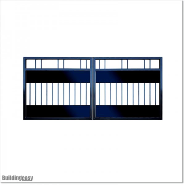 Very Light Aluminium Covered Double Swing Gate 3.1M Wide and 1.7M High.