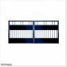 Very Light Aluminium Covered Double Swing Gate 3.1M Wide and 1.7M High.