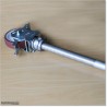 Adjustable 8' Screw Jack Castors 0.6M Long.