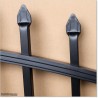Quality Aluminium Curved Top Pedestrian Gates 1.4M High With Parts.