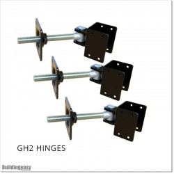 This gate is 2.5M wide and gate height is 1.1M.