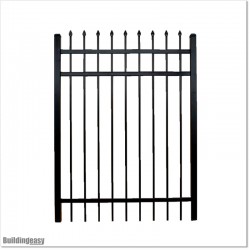 Steel pedestrian gate is 1.2M wide and 1.45 high.