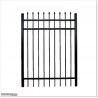 Steel pedestrian gate is 1.2M wide and 1.45 high.