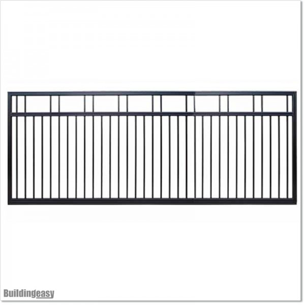 4.7M Wide Flat Top Aluminium Sliding Gate 1.7M High in Manukau Auckland