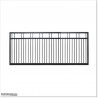 Black Colour 4.2M Wide Aluminium Sliding Gate 1.45M High in Manukau