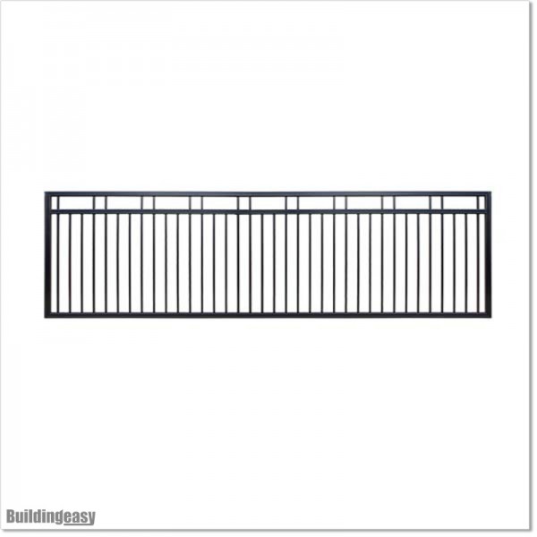4.3M Wide Aluminium Flat Top Sliding Gate 1.2M High in Auckland.