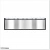 4.3M Wide Aluminium Flat Top Sliding Gate 1.2M High in Auckland.