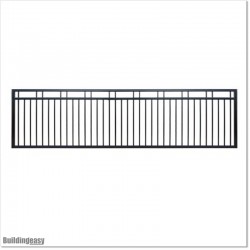 4.7M Wide Aluminium Flat Top Sliding Gate 1.2M High In Auckland.