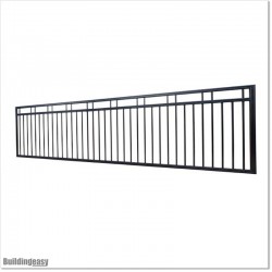 5.8M Wide and 1.2M High Sliding Gate Flat Top in Auckland.
