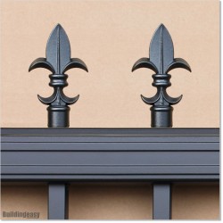 4.2M Wide Aluminium Spikes Top Sliding Gate 1.2M High in Auckland.