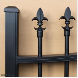 Stylish Black Colour Arch Top Sliding Gates 5.5M Wide and 1.8M High