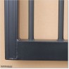 Stylish Black Colour Arch Top Sliding Gates 5.5M Wide and 1.8M High